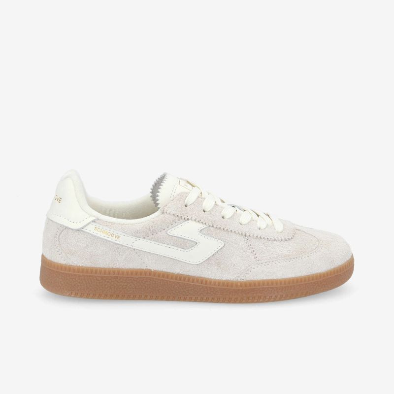 SHEFFIELD JOGGER W - H.SUEDE/NAPPA -  BEIGE/BLANC CASSE